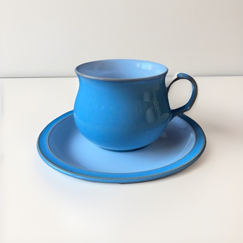 Denby colonial blue tea - denby, cup