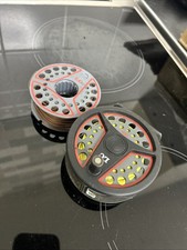 SUPER LEEDA LC 100 FLY FISHING REEL 2 SPOOLS WITH LINES