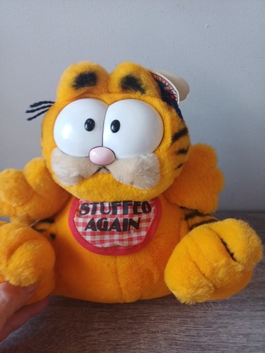 Garfield stuffed again vintage - stuffed,
