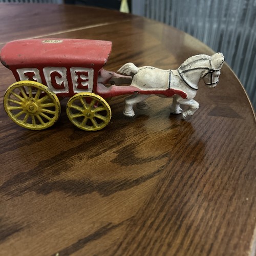 Antique horse and ice - and, buggy