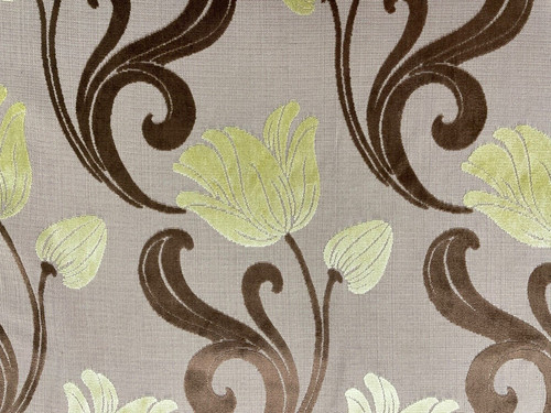 Tulip velvet chenille fabric - tulip,