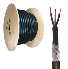 CUT TO LENGTH  > 3 & 4 Core SWA ARMOURED CABLE 10mm - 16mm - 25mm Sold per Meter