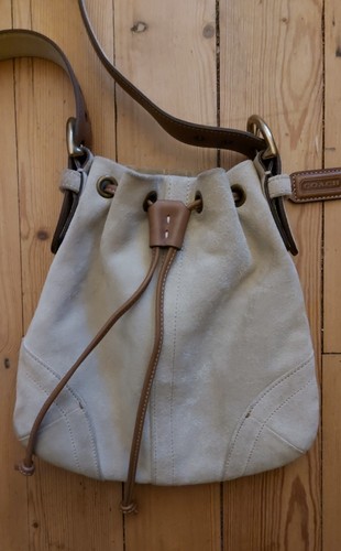 Coach vintage beige suede - vintage,