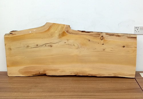 Cedar wood slab waney live - slab,