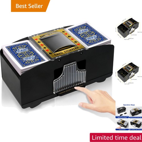 Automatic card shuffler - automatic,