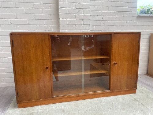Vintage teak display cabinet - vintage,