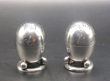 1902 William Hutton &sons Sterling Silver Novelty Salts Stunning