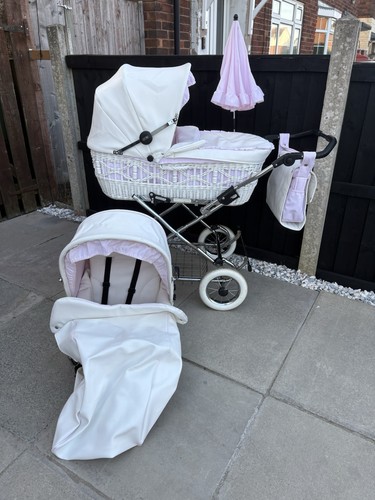 Eichhorn wicker pram pushchair - eichhorn, pram/pushchair