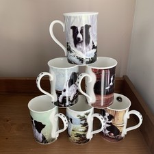 Danbury Mint Mugs x 6 Border