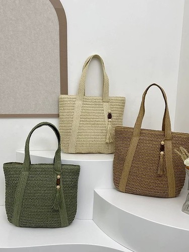 Womens beach bag straw tote - womens,