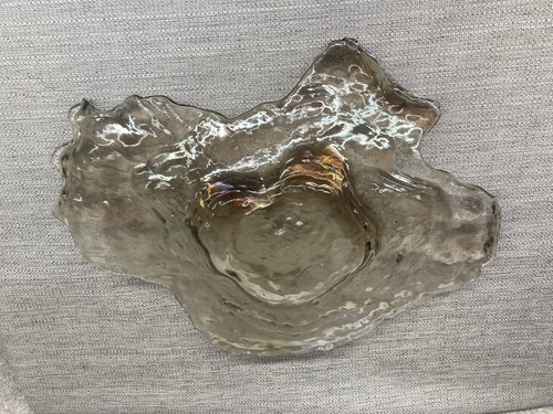 Studio glass slump bowl - studio,
