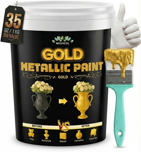 Meuvcol gold paint 1000ml - meuvcol,