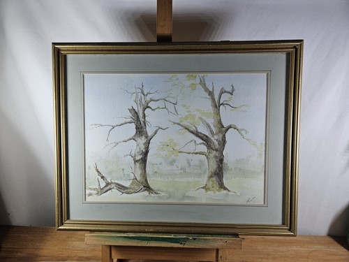 Vintage watercolour tree - watercolour,