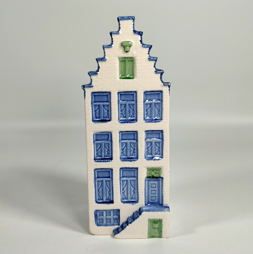 Delft miniature canal house - canal,