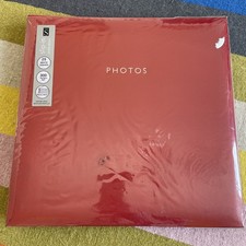 New Red Slip In Refillable Photo Album, 10 extra pages, 420 6x4 Photos