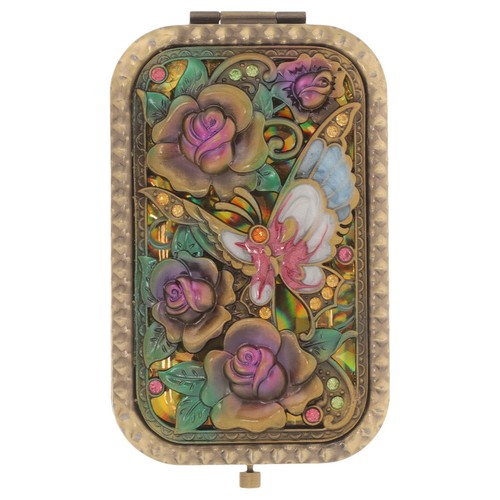 Vintage compact mirror - vintage,