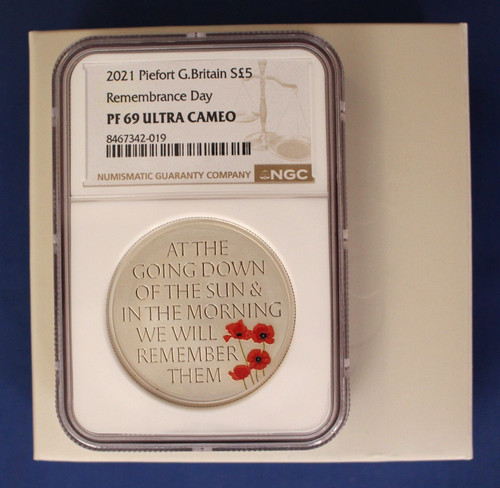 2021 silver piedfort proof - 2021, £5