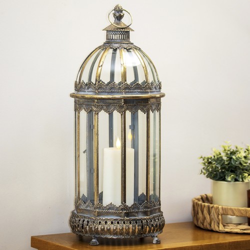 Tall antique gold moroccan - antique,