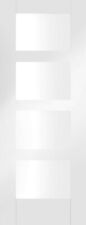 Clima Shaker 4 Light Internal White Primed Door with Frosted Glass