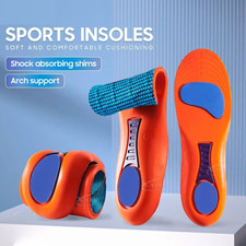 Deep Memory Foam Comfort Insoles Orthopaedic Mens Ladies Shoe Size 3 -12 New