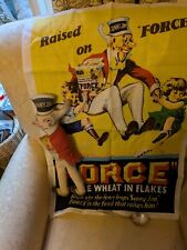 Force Breakfast Cereal Promotional Items Sunny Jim, Tea Towel Spoon 1970s
