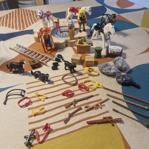 Playmobil figure horses - playmobil, figure,