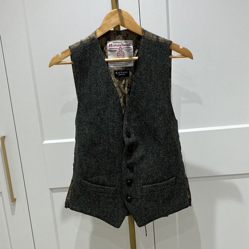 Harris tweed men waistcoat - tweed, men's