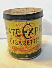 RARE H.M.SHIPS ONLY 555 STATE EXPRESS 50 CIGARETTE DRUM TIN [EMPTY] NOT SCRAP