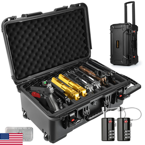Lugecase wheeled pistol gun - pistol,