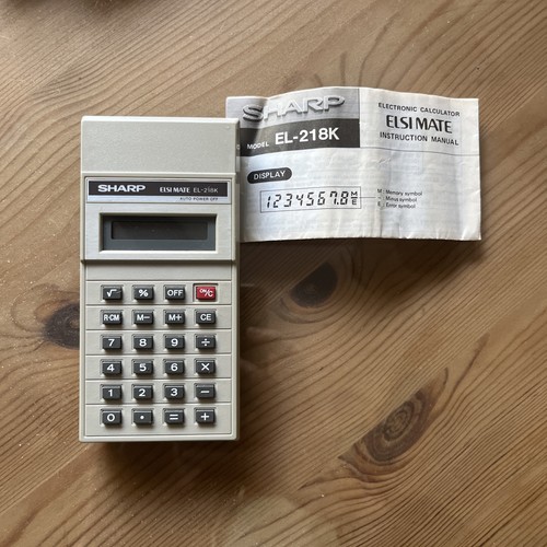 Vintage sharp elsi - vintage, el-218