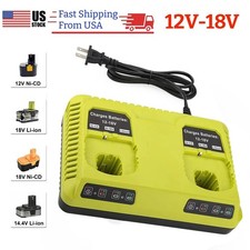 For Ryobi P117 Dual Port