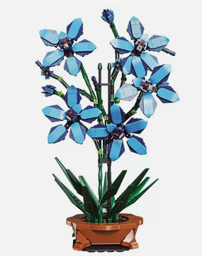 Blue cymbidium bouquet - blue,