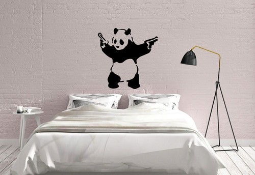 Banksy gunner panda inspired - banksy,