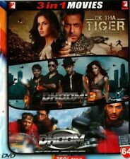 EK THA TIGER - DHOOM 3 - DHOOM - 3 IN 1 BOLLYWOOD DVD