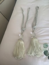 Curtain Tiebacks  Huge Crystal