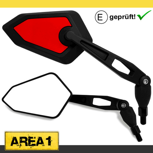 Area1 rearview mirror set - rearview, for