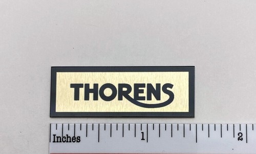 Thorens turntable badge logo - badge,