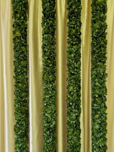 10ft green flower - flower, garlands