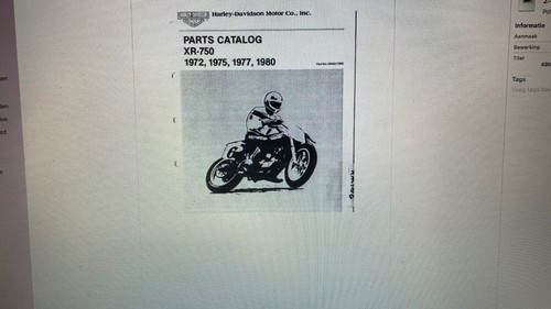 Harley davidson 750 - , xr-750