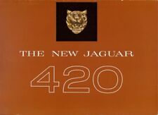 Jaguar 420 Saloon 1966-67 UK Market Foldout Sales Brochure