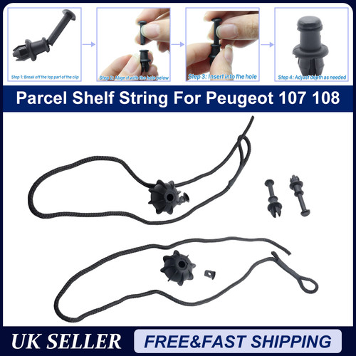 Rear parcel shelf holding - parcel,