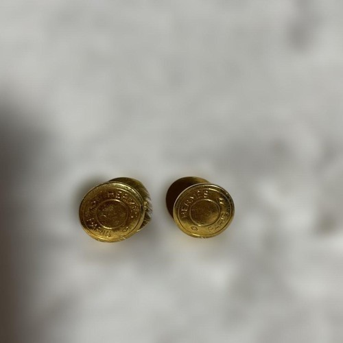 Hermes cufflinks vintage gold - cufflinks,