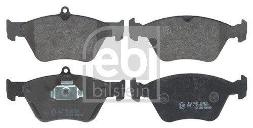 Front brake pad set - brake, disc