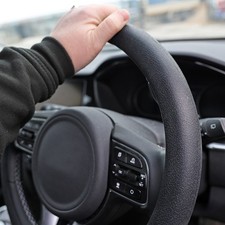 Car Steering Wheel Cover Silicone Anti-Slip Grip Universal Fit UK Auto SUV Truck