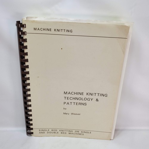 Machine knitting technology - machine,