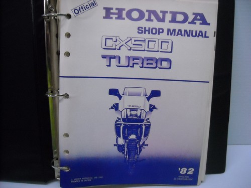 Honda cx500 turbo - honda, serive