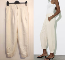 Zara Cream Beige Linen Blend