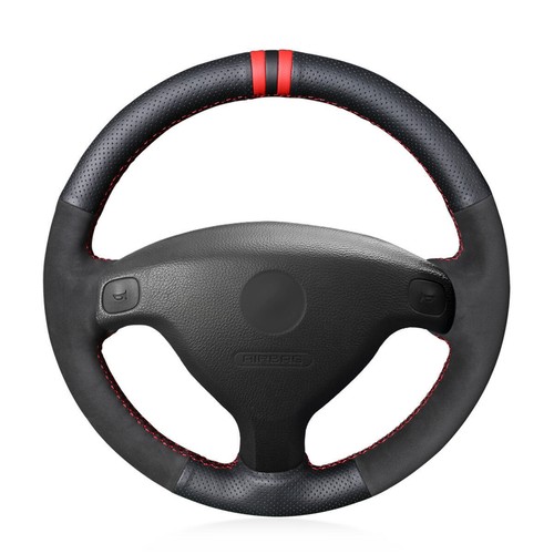 Leather suede steering wheel - suede,
