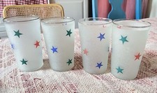 Vintage Sugar Frosted Glass