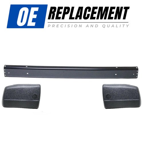 Rear steel bumper end - steel,